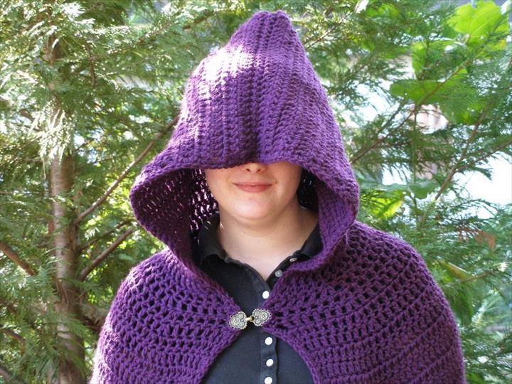 easy crochet hood pattern