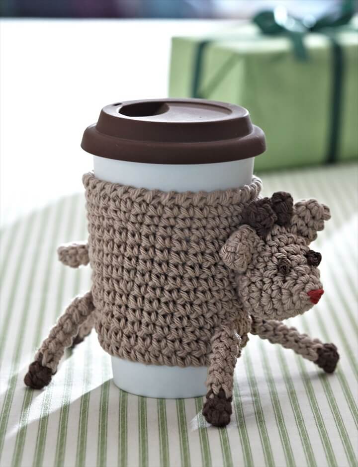 31 DIY Easy To Make Crochet Mug Warmer Ideas