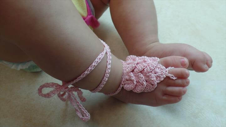 baby gladiator barefoot sandals