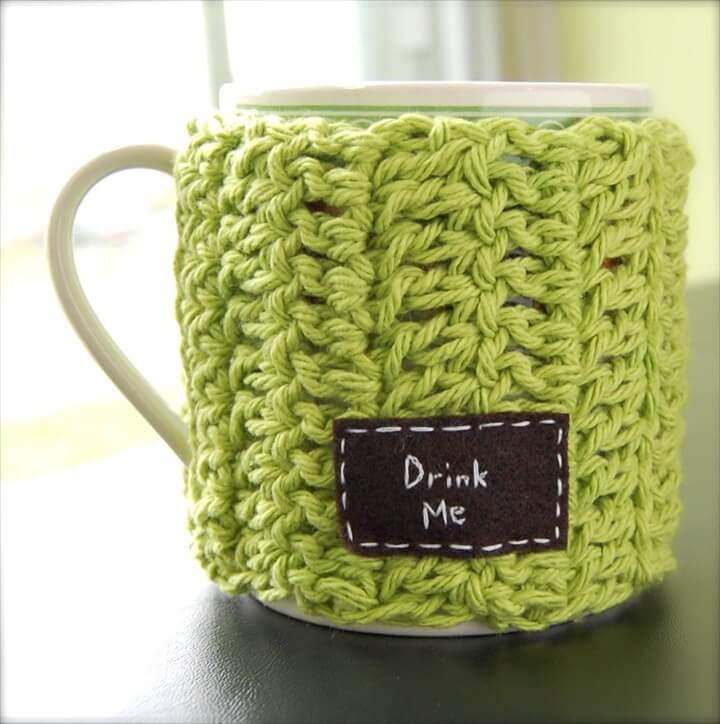 31 DIY Easy To Make Crochet Mug Warmer Ideas