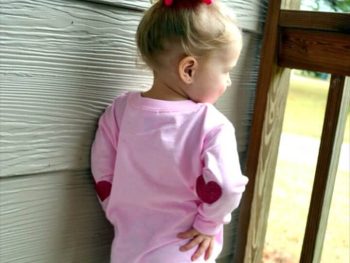 Sequin Heart Elbow Patch,Toddler Valentine's Day Shirt with Heart Elbow Patches