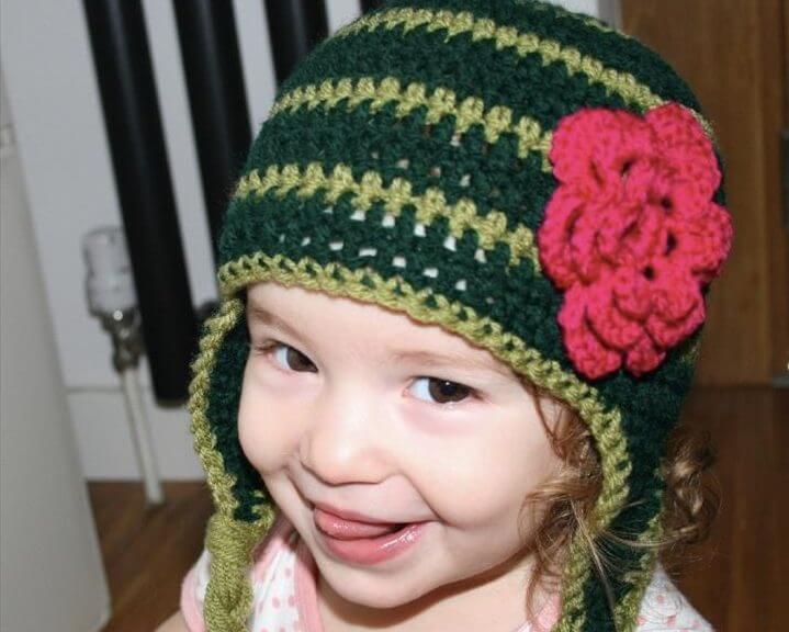 easy childs crochet hat