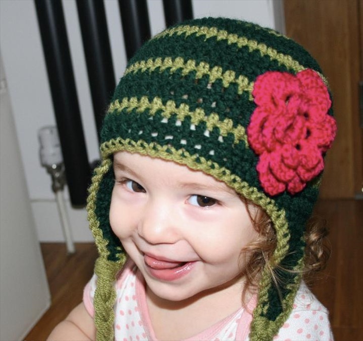 baby kids earflap hat
