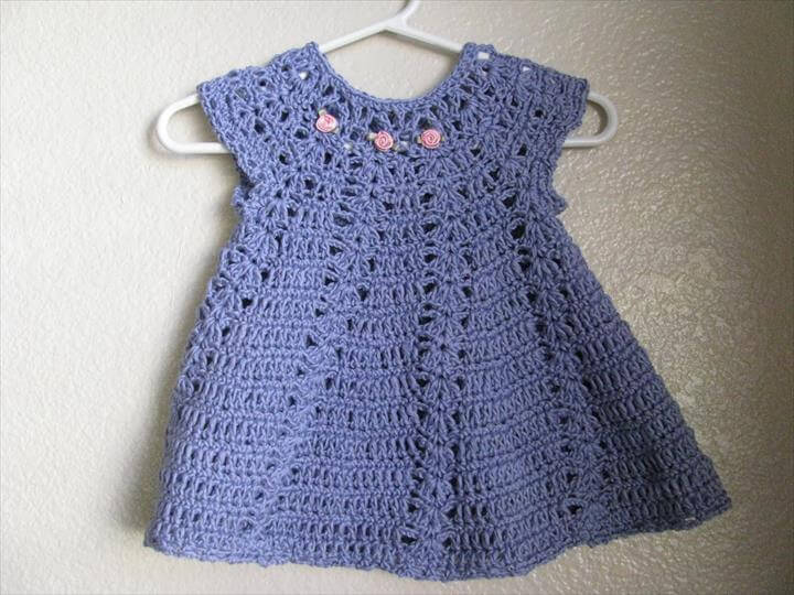 crochet baby dress for boy
