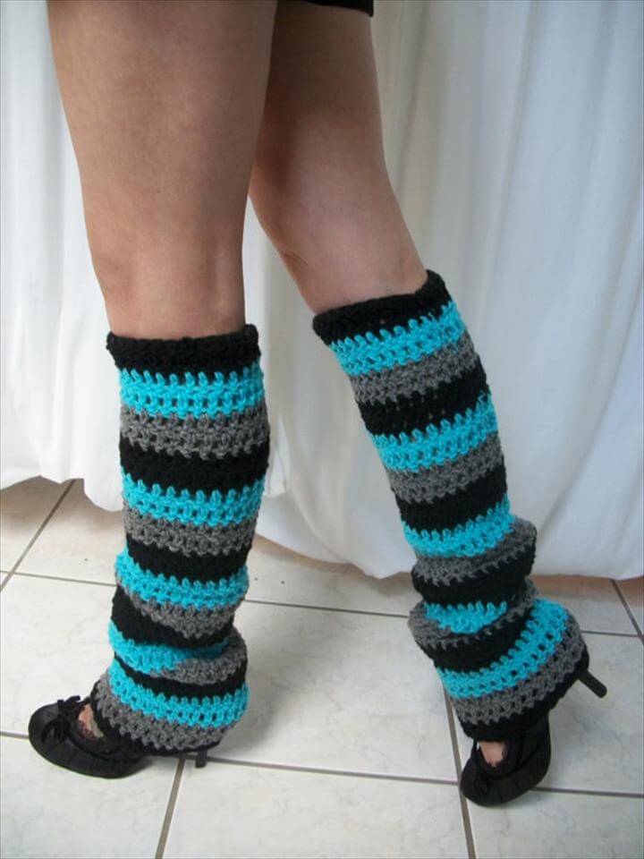 leg crochet warmer warmers adult diy tutorial shiny crocheted adorable winter patterns easy etsy dance hand sparkling