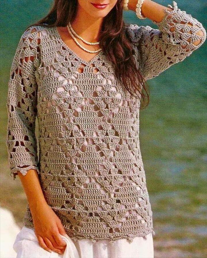 20 Awesome Crochet Sweaters For Women's
