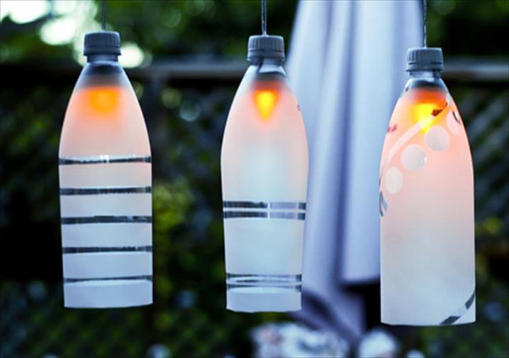20 Handmade Recycled Bottle Ideas