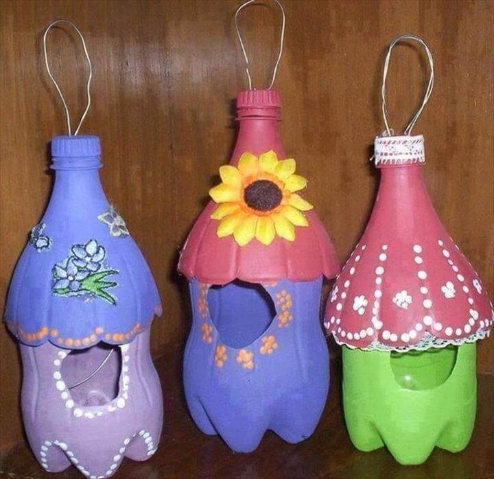 20 Handmade Recycled Bottle Ideas