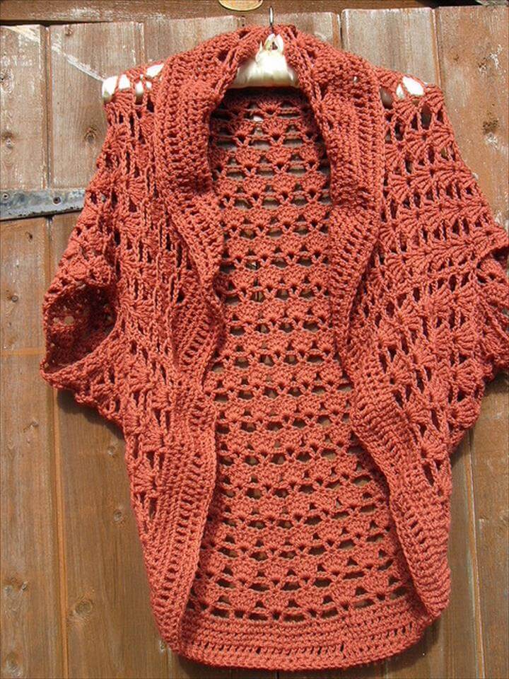 Crochet Shrug Free Pattern