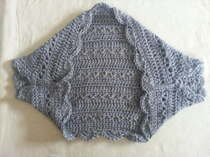 crochet shrug for springtime!