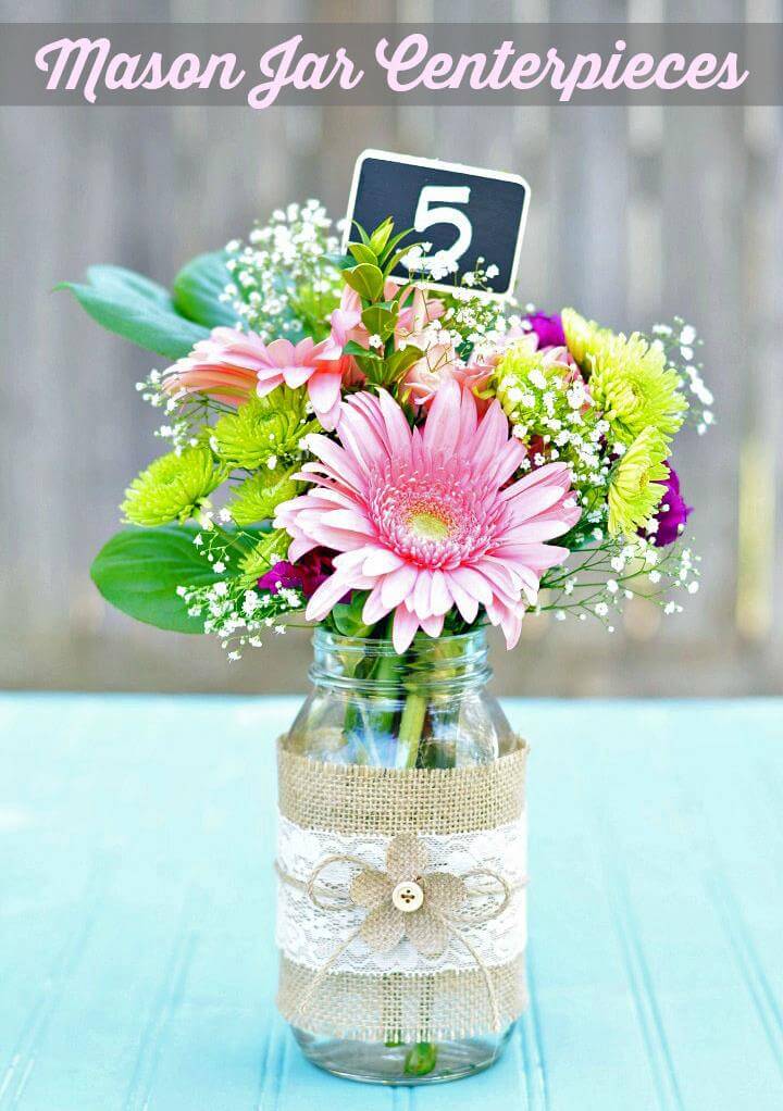15 Mason Jar Decor Centerpiece Ideas