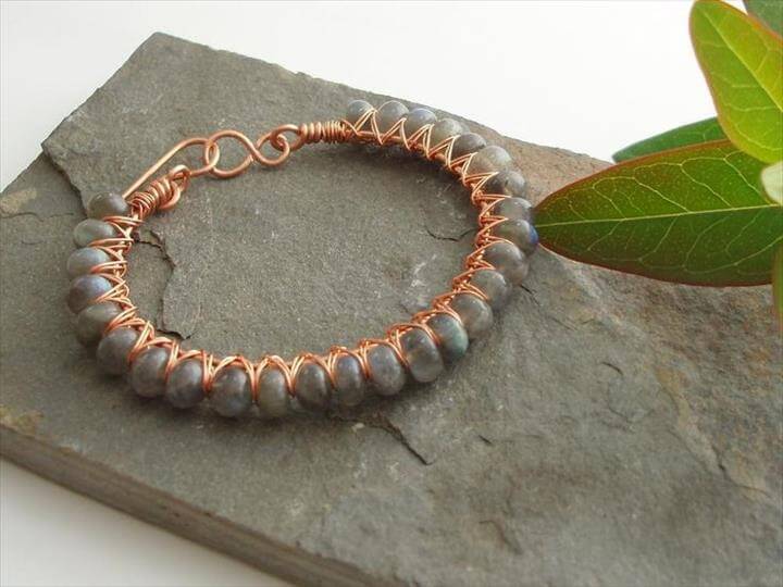 44 Handmade Wire Wrapped Jewelry Idea