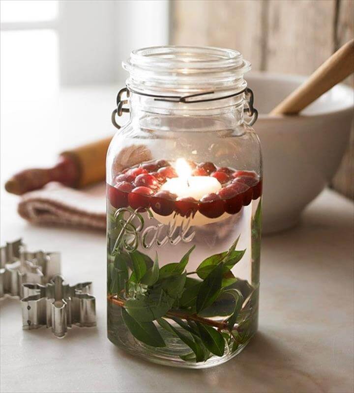 Mason Jar Centerpiece