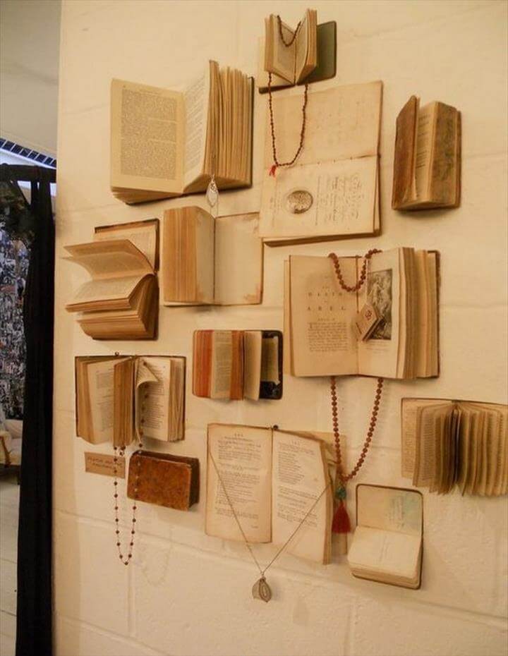 25 easy things to do with old books diy to make