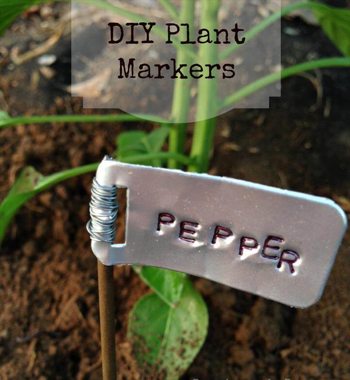 24 DIY Garden Plant Markers, Plant Label Easy Ideas