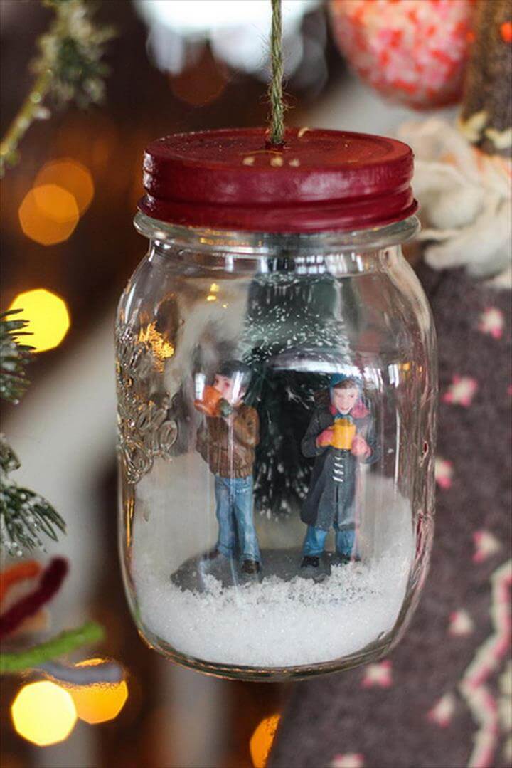 14 handmade snow globe ideas tutorials diy to make