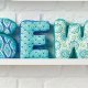 sew fabric letters tutorial.