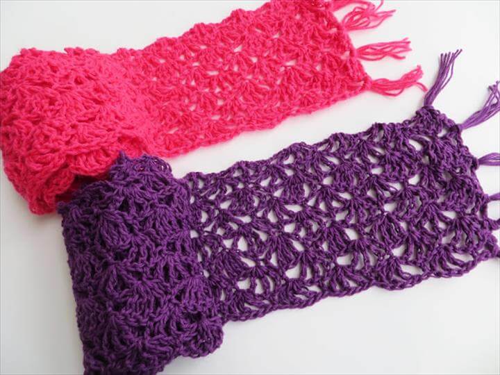 Lacy Scarf Crochet Pattern
