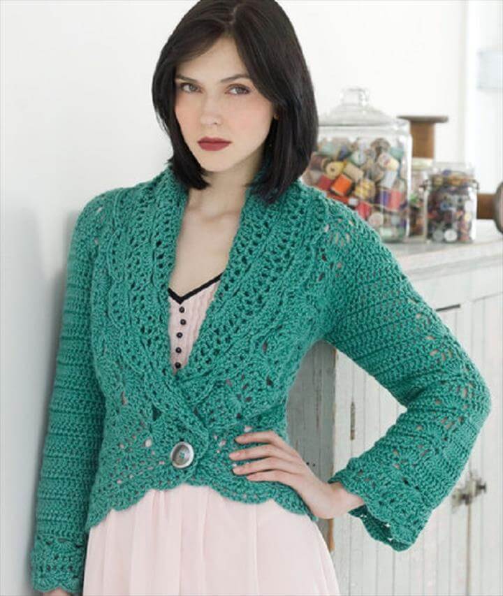 crochet cardigan sweater patterns