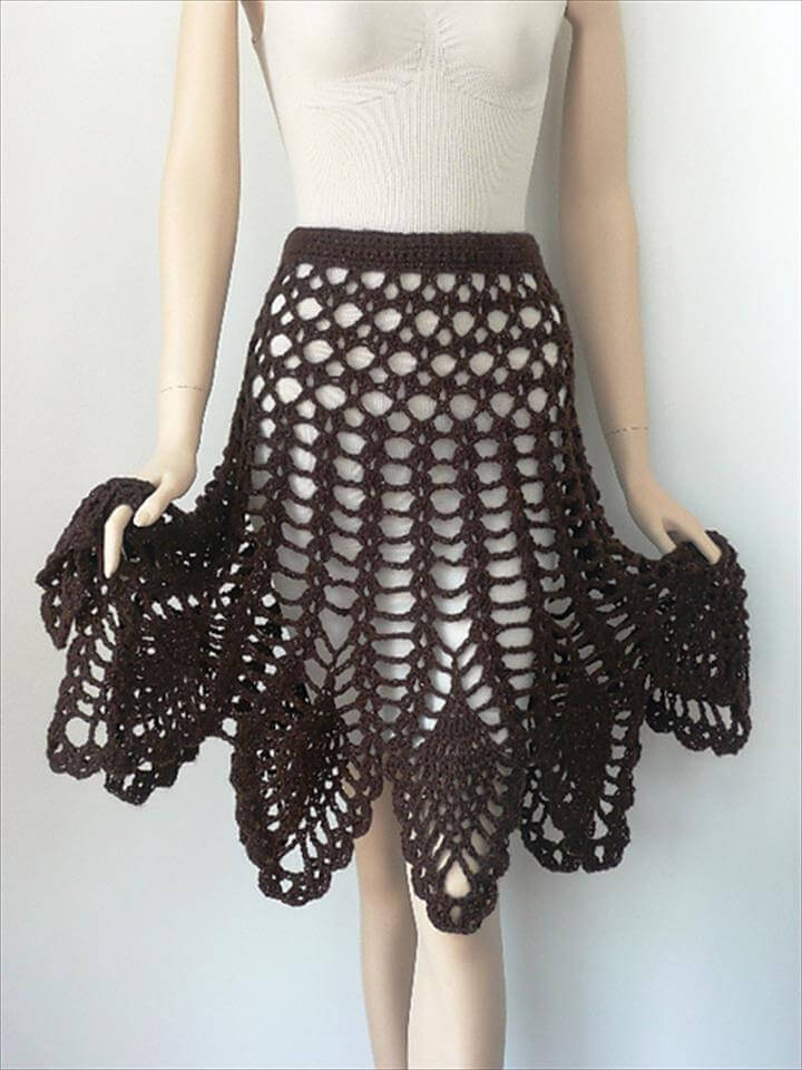 15 Amazing Crochet Skirt Free Pattern | DIY to Make