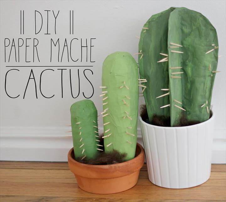 Hand-sewn Potted Saguaro Cactus