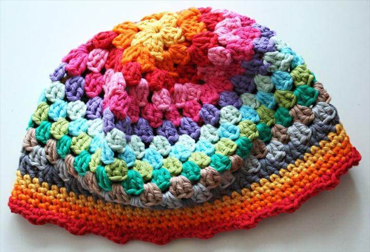haak regenboog beany