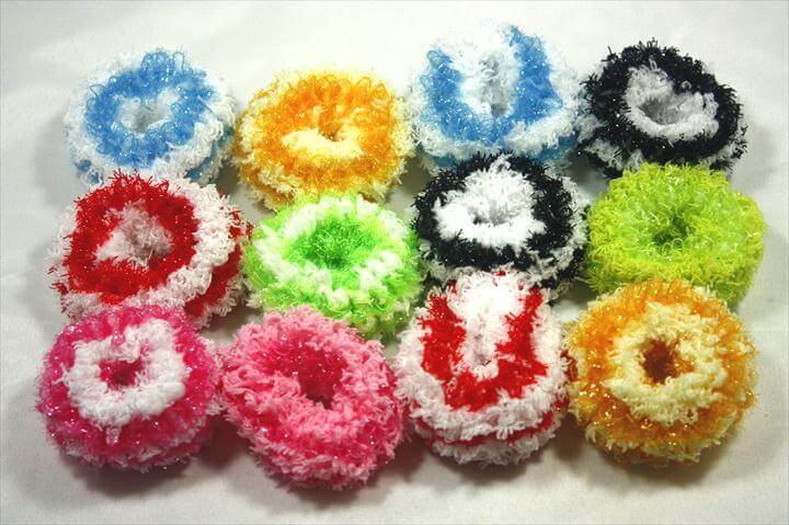 Download 38 Crochet Hair Ties - Free Pattern To Make