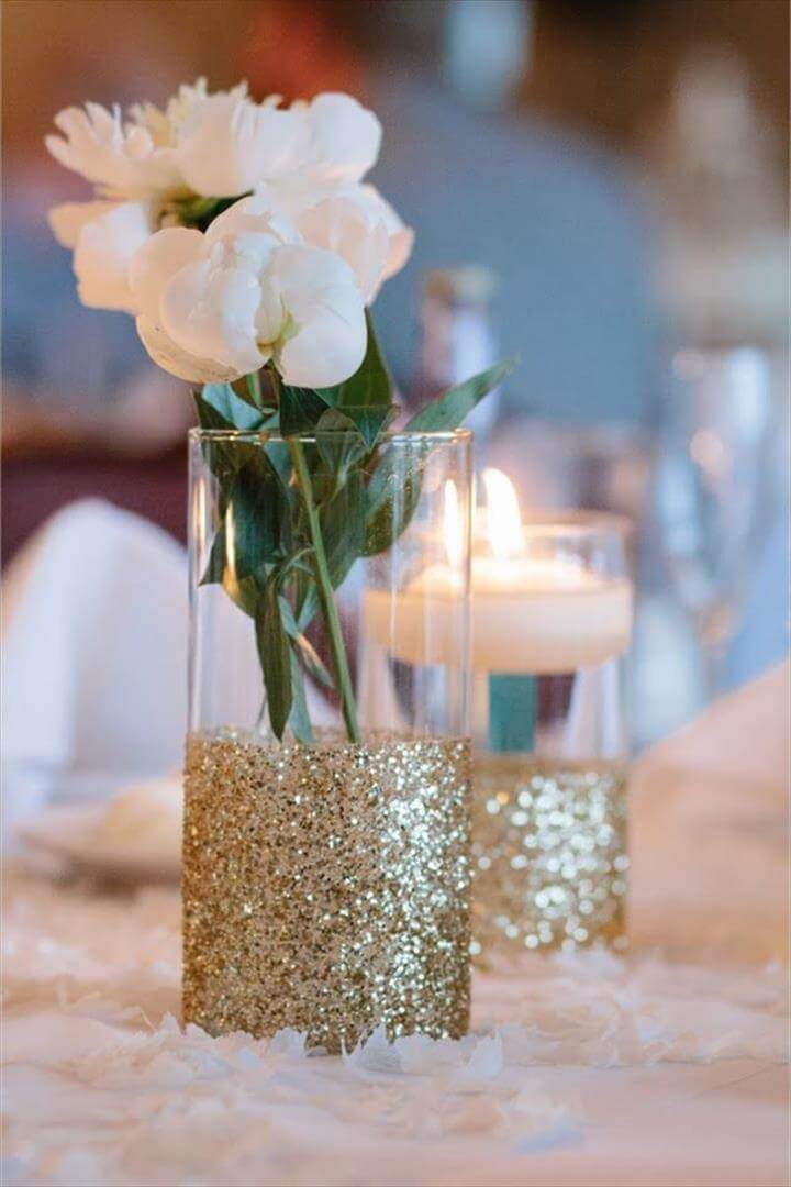 18 DIY Beautiful Things Add Glitter To Your Wedding