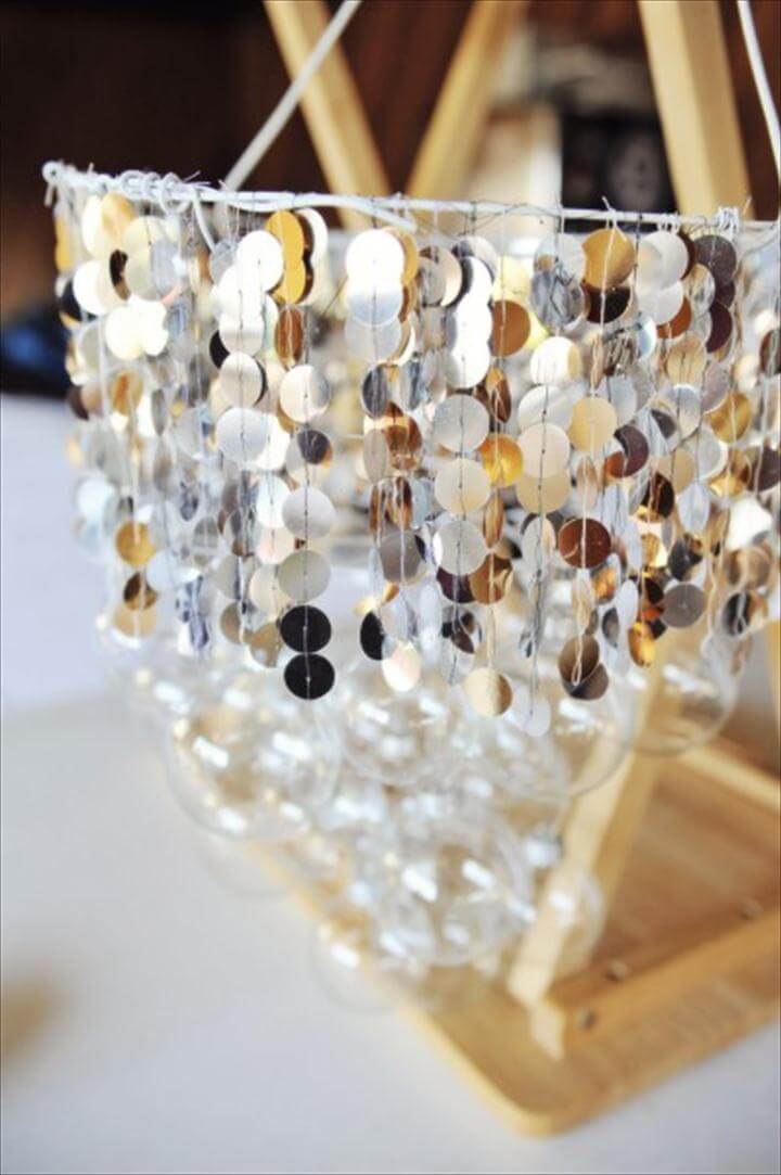 23 DIY Easy, Festive Sequin Crafts For Home Decor