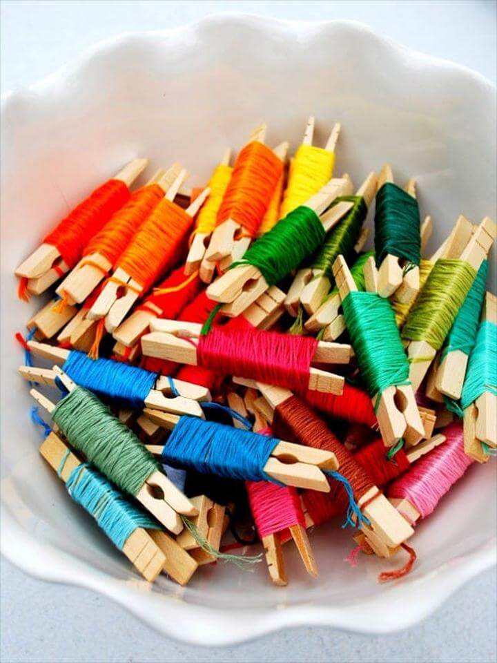 Embroidery Floss Storage