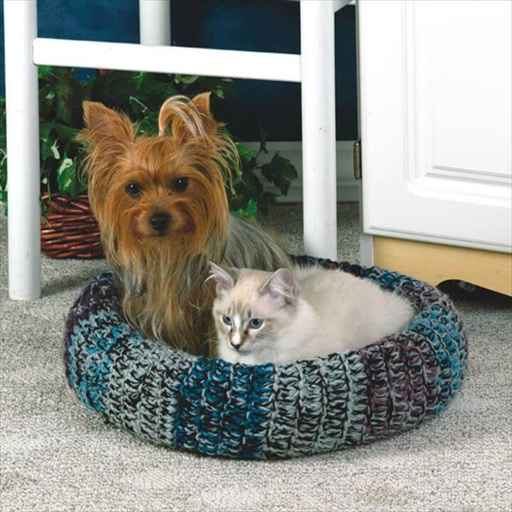 cozy pet bed design