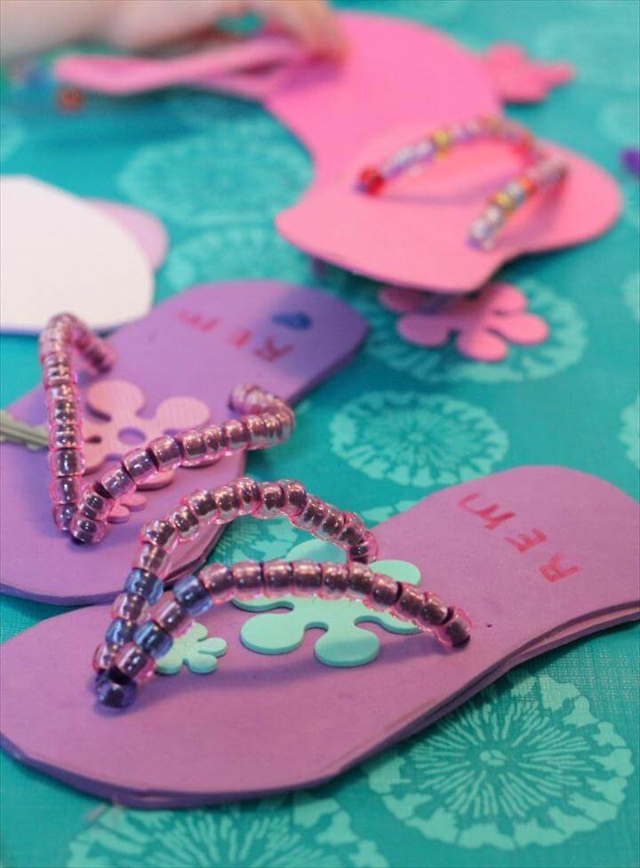 15 Easy DIY Stylish Flip Flop Ideas