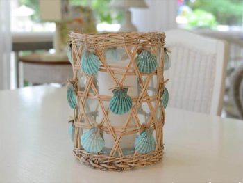 Seashell Craft Candle Holder