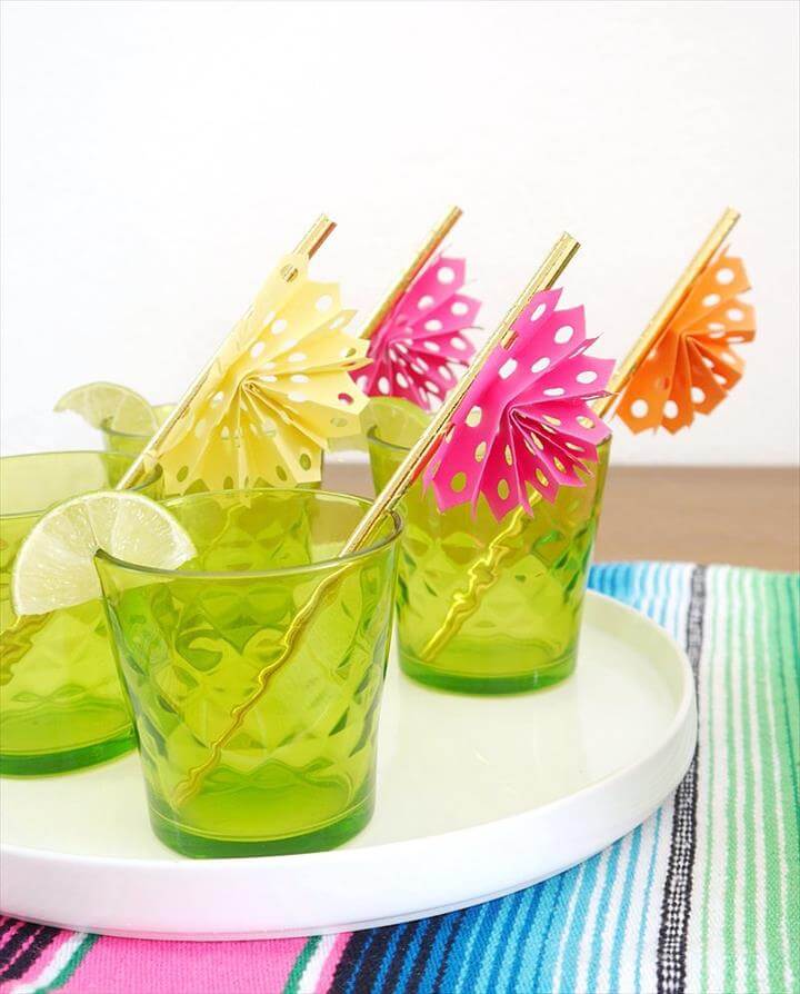  DIY papel Picado Party brčka