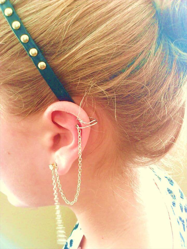 22 DIY Ear Cuff For Edgy Look