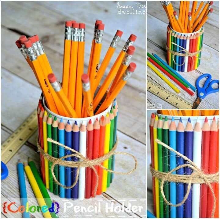 32 DIY Pencil Holder Best Craft Ideas DIY to Make