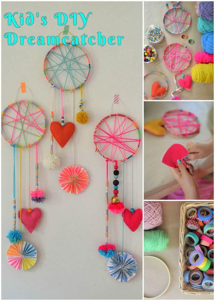 DIY Dreamcatcher For Kids Crafts