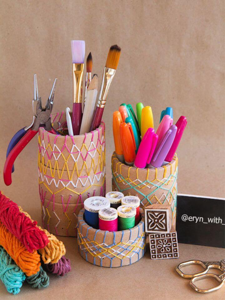 32 DIY Pencil Holder Best Craft Ideas DIY to Make