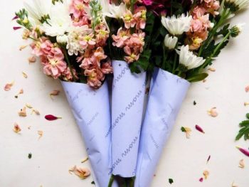 Free Printable Mothers Day Bouquet Wrapper