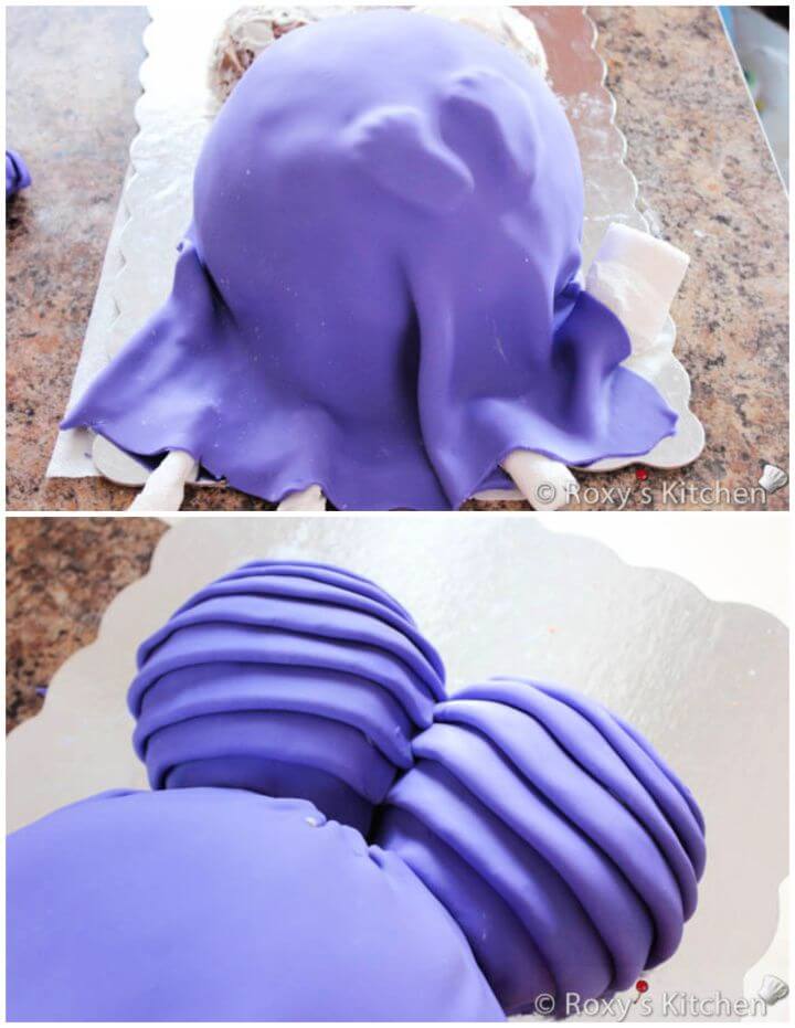 Easy DIY Pregnant Belly Cake