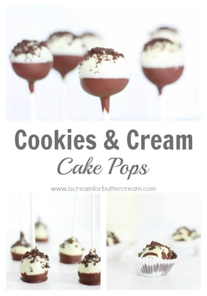 Simple DIY Cookies And Cream Cake Pops