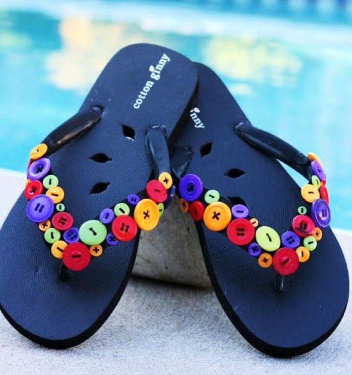 plain flip flops to decorate