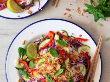 Asian Vermicelli Salad With Peanuts