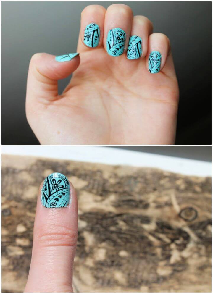 Cool Design On Konad Nail Cool Design On Konad Nail