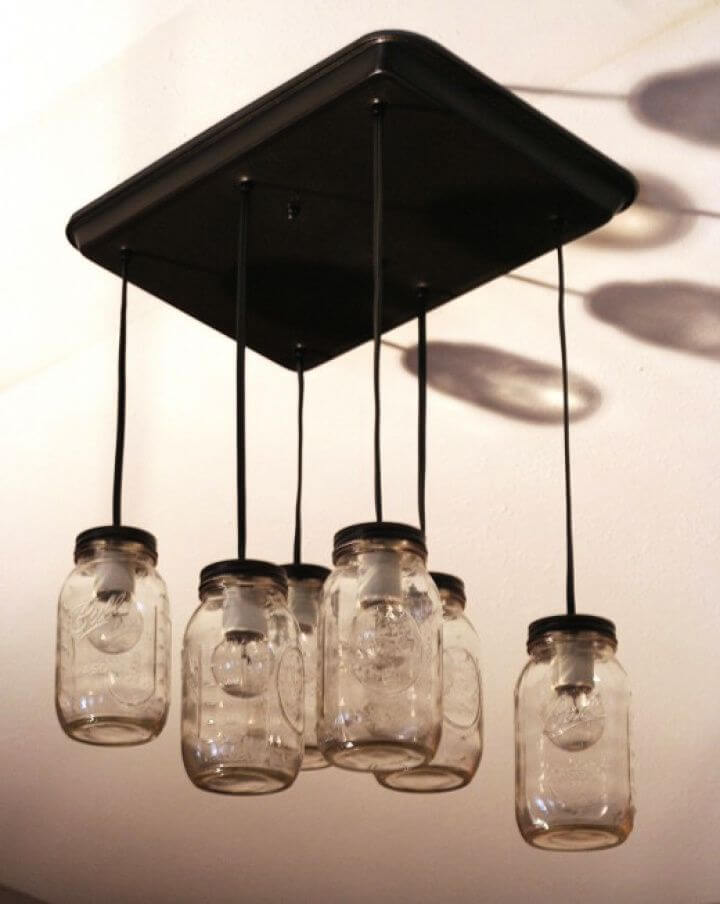 How To DIY Mason Jar Pendant Lights