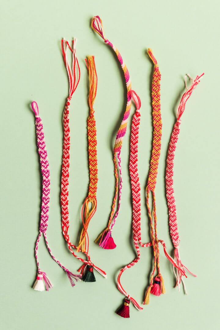 50 Easy DIY Friendship Bracelets How to Make Step by Step
