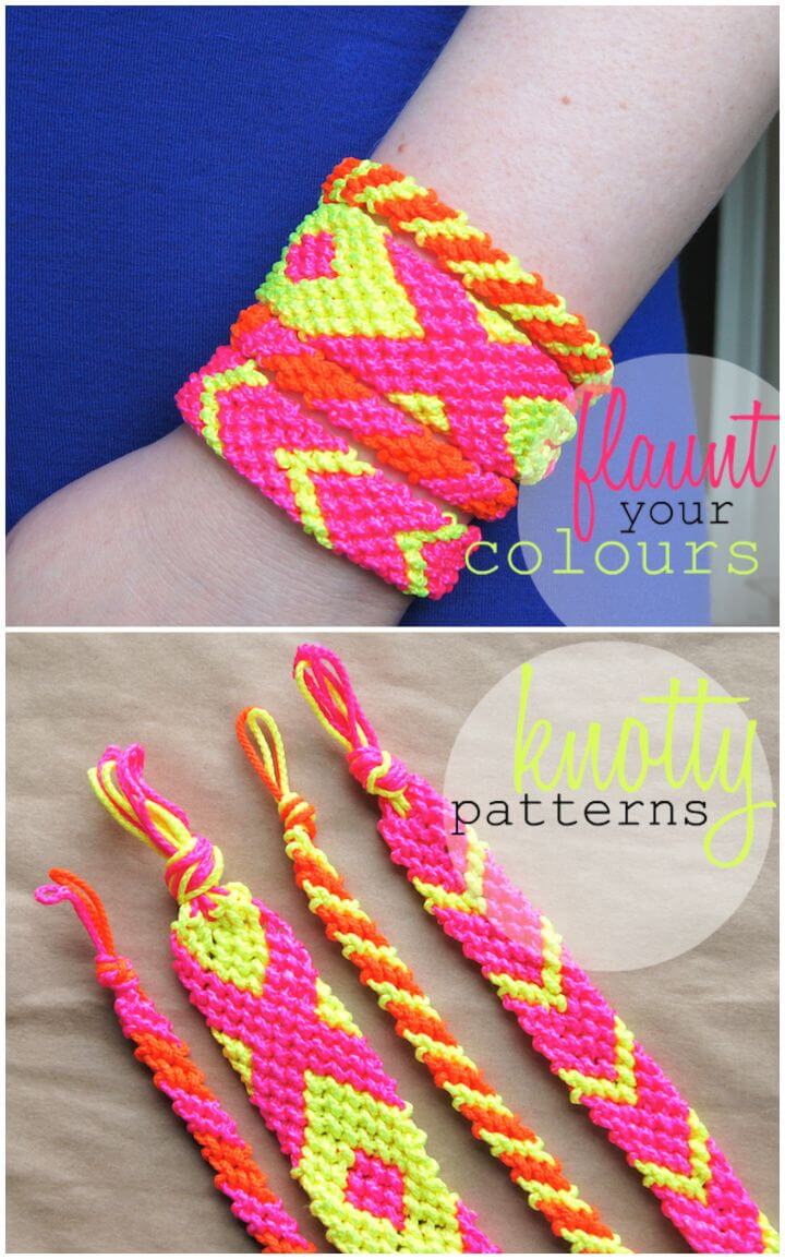 50 Easy DIY Friendship Bracelets - How to Make Step by Step