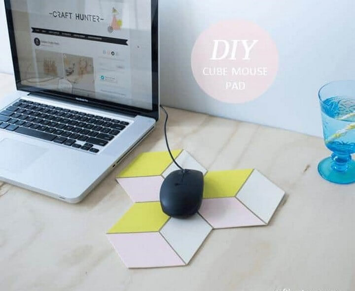 DIY Awesome Cube Mouse Pad