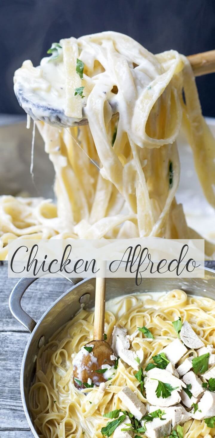 10 Quick & Easy Recipes For Chicken Alfredo DIY to Make