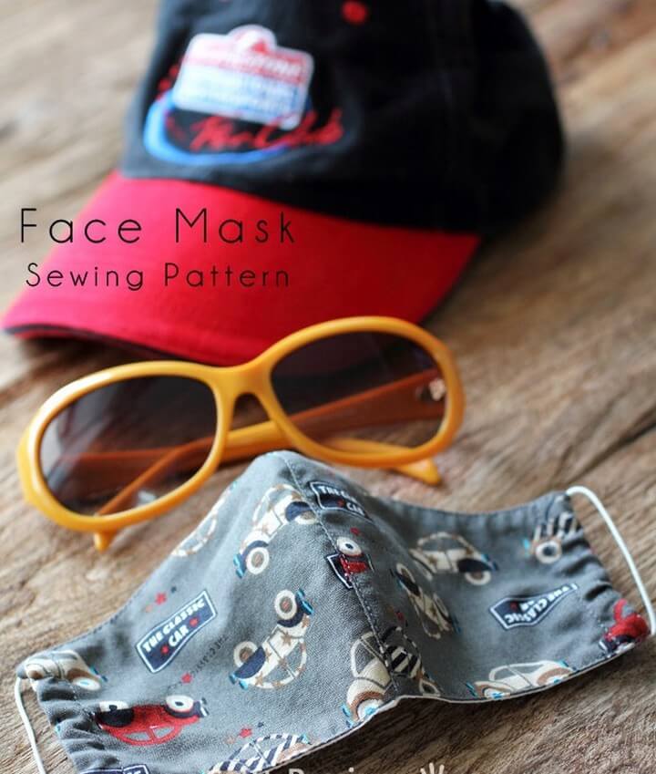 Face Mask Pattern Free Sewing Pattern